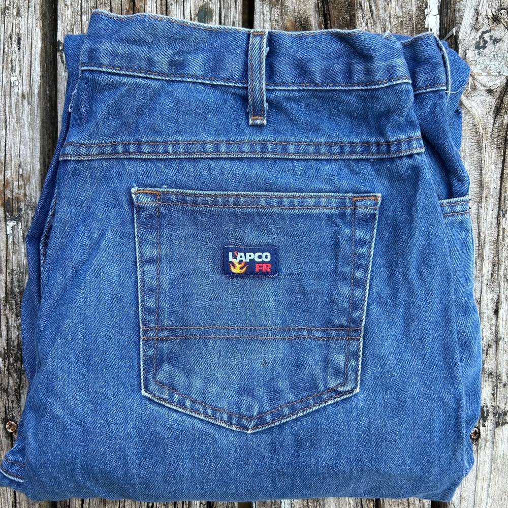 Lapco Fire Resistant Men’s Denim Jeans. Size 40
